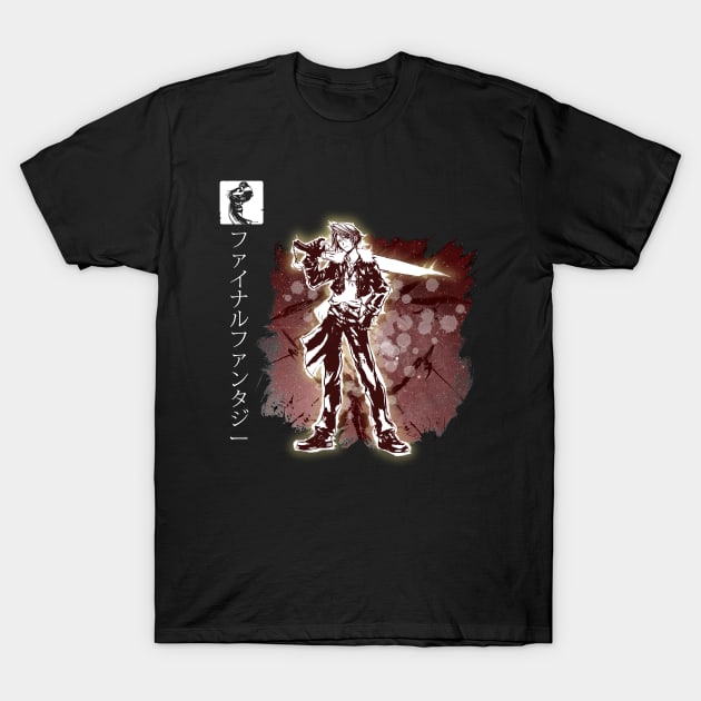 Final Fantasy VIII- Squall Leonhart T-Shirt by dankdesigns